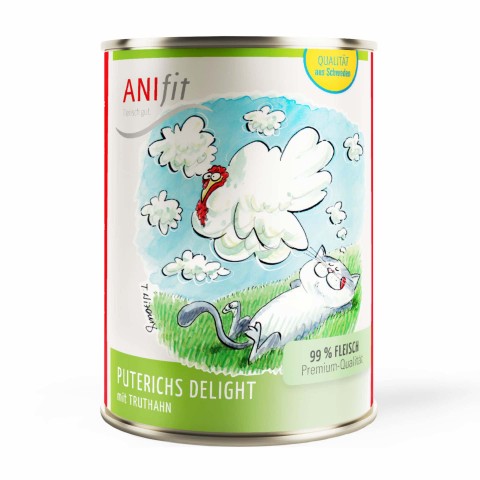 Cat Wet pet food Turkey's Delight (Puterichs Delight) 400g 6 Piece -1- Anifit